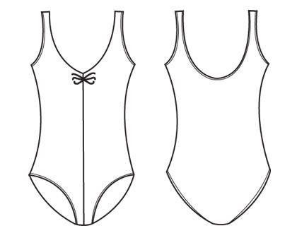 בגד גוף ללא שרוולים של פלום מלייקרה מט