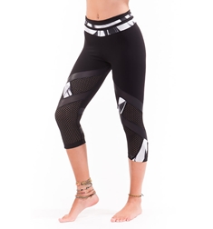 טייטס קאפרי לנשים מסופלקס ורשת