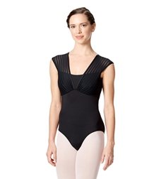 בגד גוף Albina שרוולון בשילוב רשת